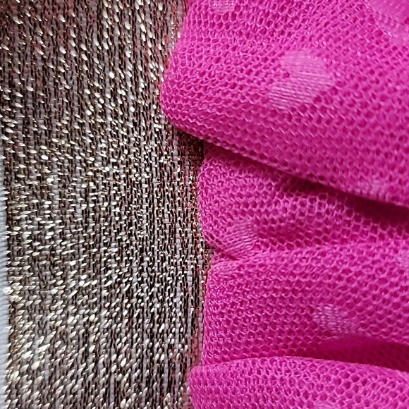 Cat & Jack Gold Band with Pink Heart Tully Built In Cotton Panty Shirt, 24 Month - Picture 5 of 8